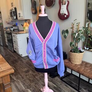 Vintage Hott Sport Striped Cardigan DEADSTOCK